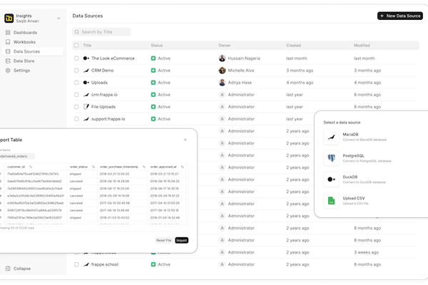 Frappe Insights: Tu tablero de control para decisiones con datos reales